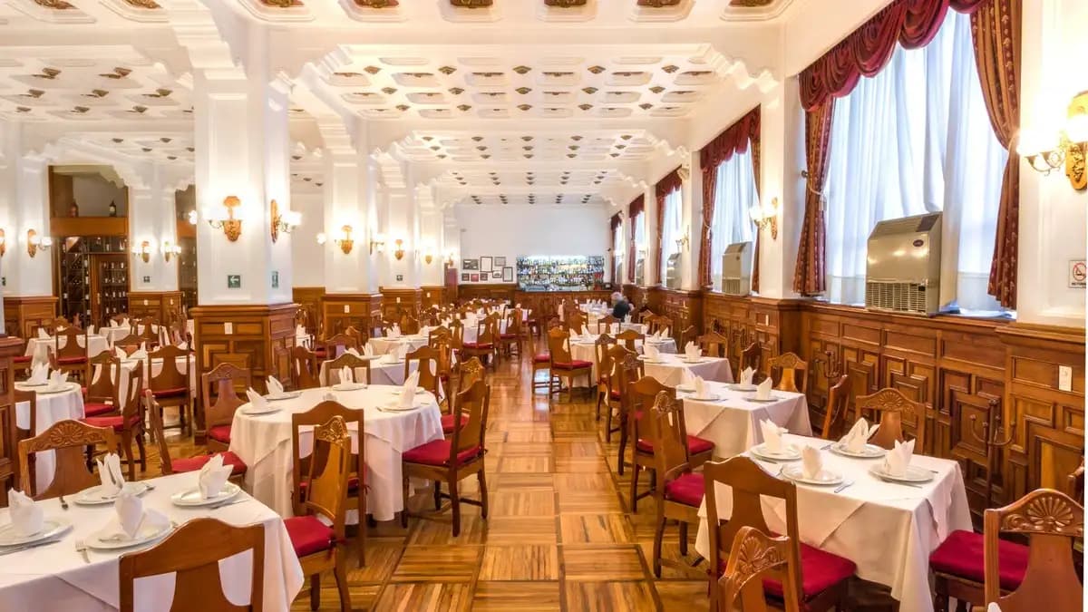 Restaurante Casino Español en el centro histórico