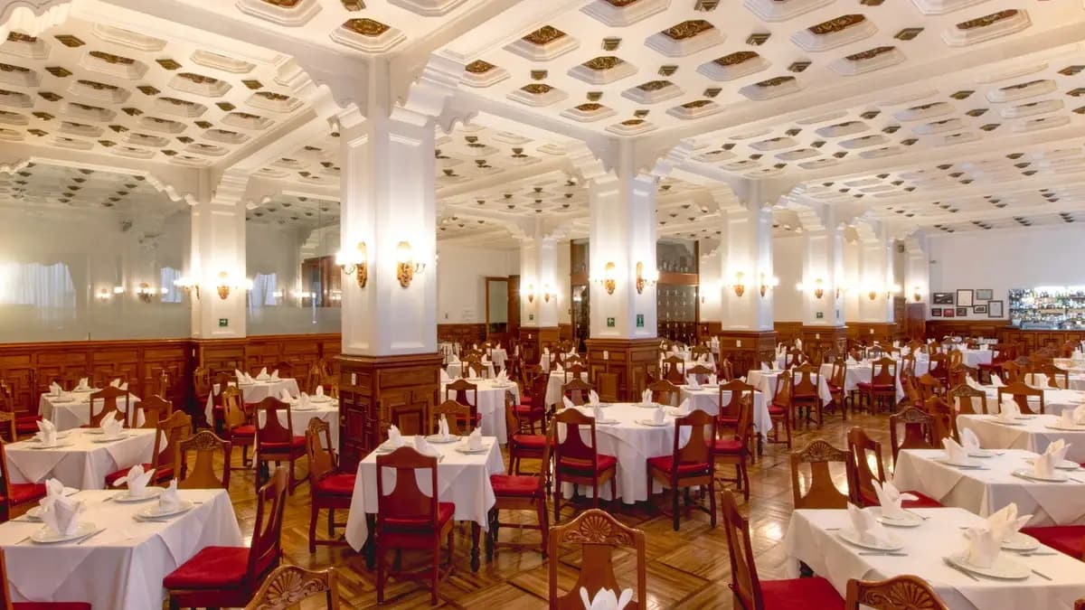 Restaurante Casino Español en el centro histórico